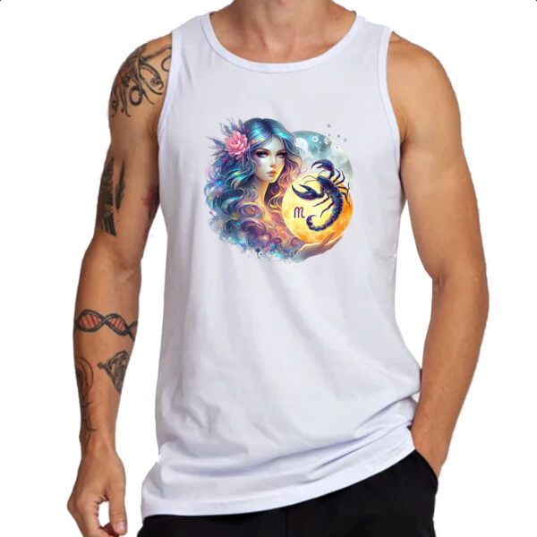 Camiseta Regata Signo Diva de Escorpiao - Imagem 3