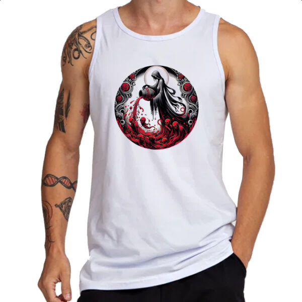 Camiseta Regata Signo Gotico de Aquario - Imagem 3