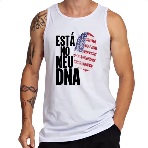 Camiseta Regata Esta no meu DNA EUA - Imagem 3