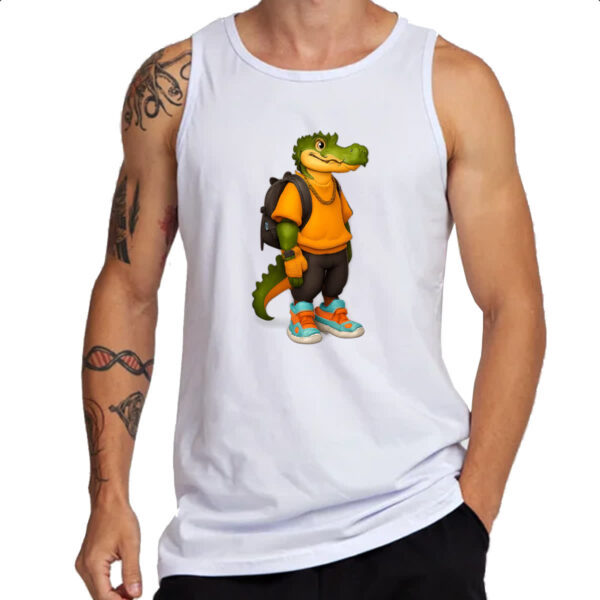 Camiseta Regata Jacare aventureiro - Imagem 3