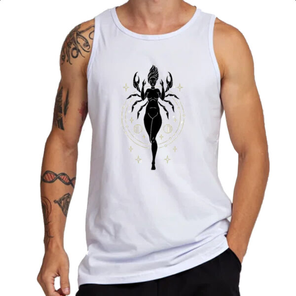 Camiseta Regata Signo Yoga Cancer - Imagem 3