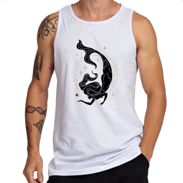 Camiseta Regata Signo Yoga Peixes - Imagem 3
