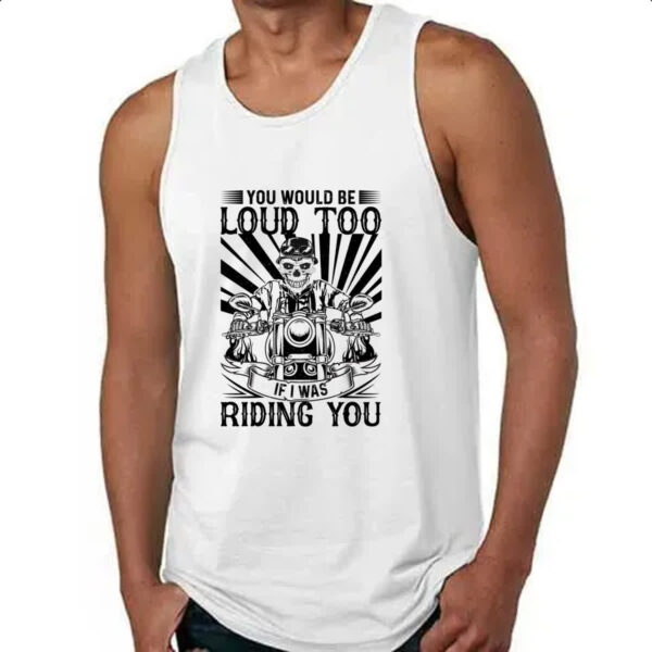 Camiseta Regata Motorcycle Rinding You - Imagem 4