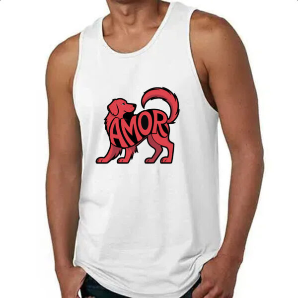 Camiseta Regata Cachorro Amor - Imagem 4