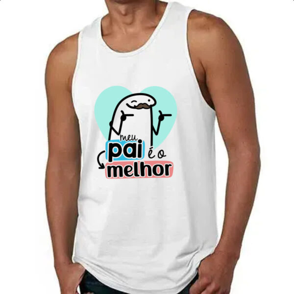 Camiseta Regata Dia dos Pais Flork Melhor - Imagem 4