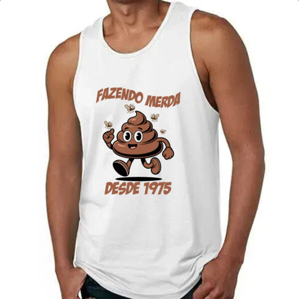 Camiseta Regata Fazendo Merda desde 1975 - Imagem 4