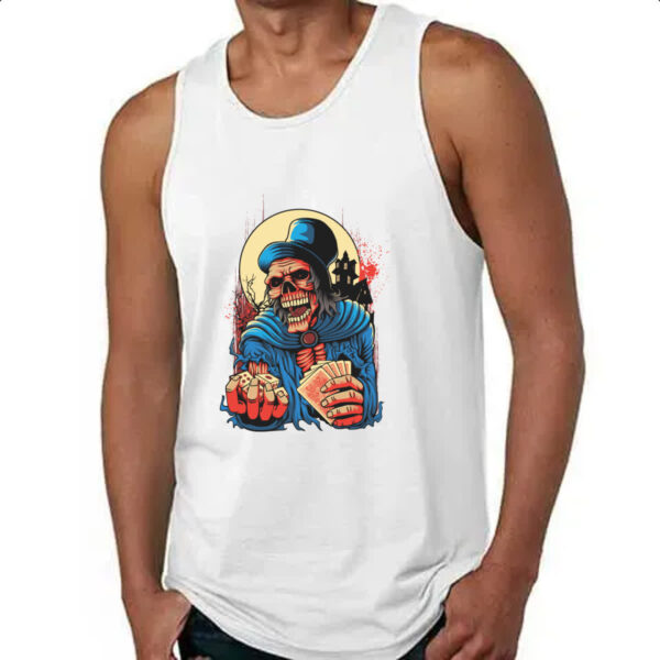 Camiseta Regata Caveira Cassino - Imagem 4
