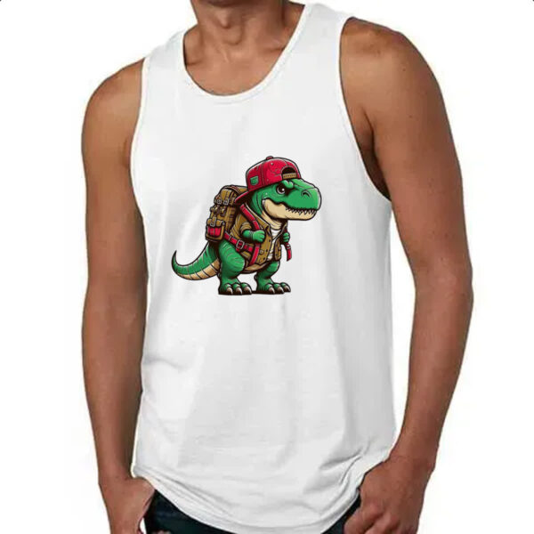 Camiseta Regata T-Rex aventureiro - Imagem 4
