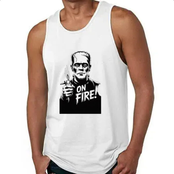 Camiseta Regata Frank On Fire - Imagem 4