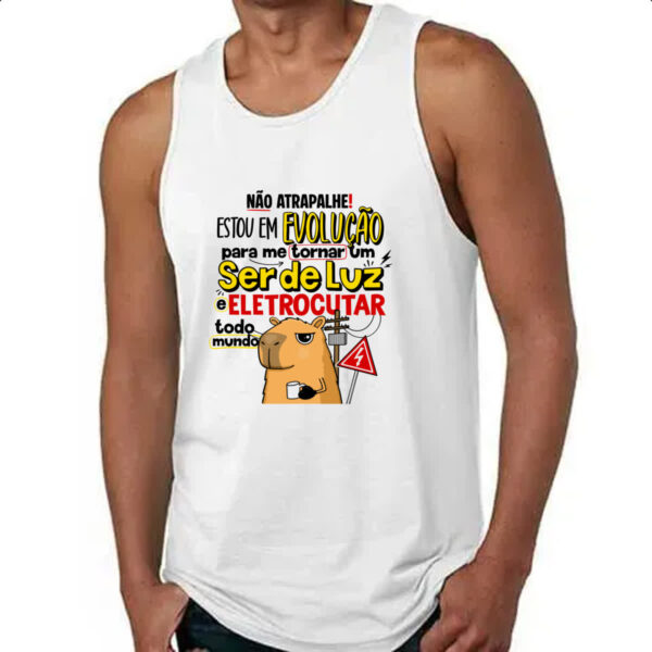 Camiseta Regata Capivara Ser de Luz - Imagem 4