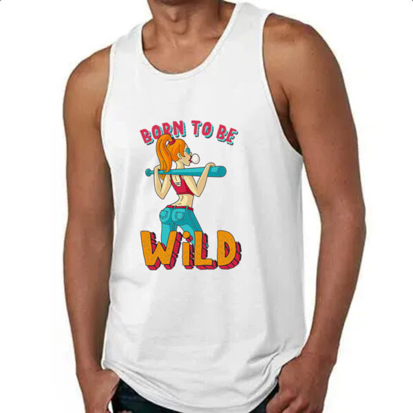 Camiseta Regata Girl Born to be wild - Imagem 4