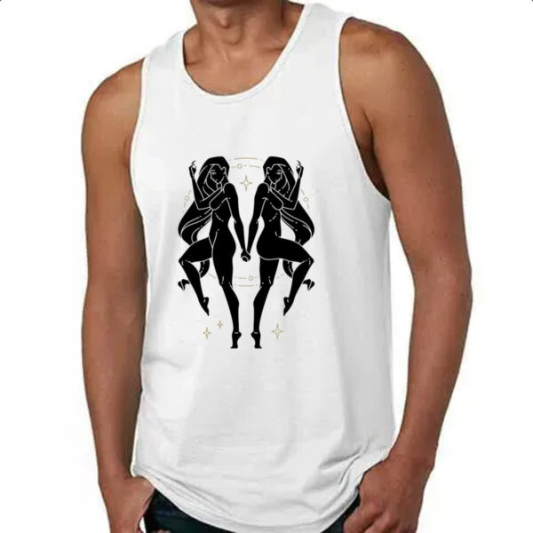 Camiseta Regata Signo Yoga Gemeos - Imagem 4