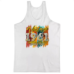 Camiseta Regata Vintage 1961 Limited Edition