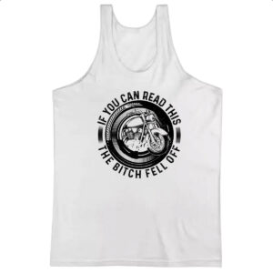 Camiseta Regata Motorcycle Can you read