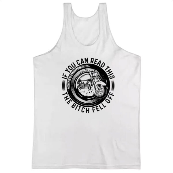 Camiseta Regata Motorcycle Can you read