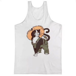 Camiseta Regata Gato da roca