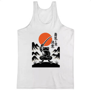 Camiseta Regata Sapo Samurai Sunset