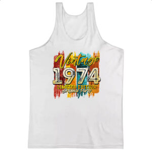 Camiseta Regata Vintage 1974 Limited Edition