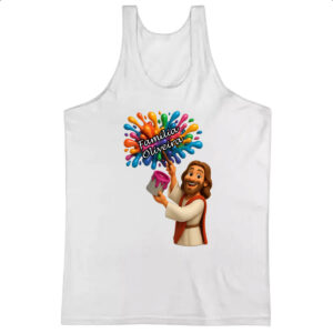 Camiseta Regata Jesus Escrevendo Familia Oliveira
