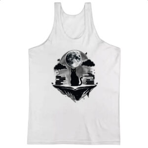 Camiseta Regata Gatro Preto do conhecimento