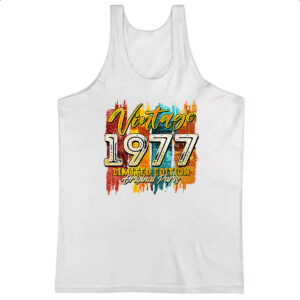 Camiseta Regata Vintage 1977 Limited Edition