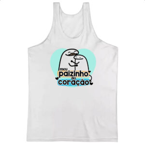 Camiseta Regata Dia dos Pais Flork Coracao