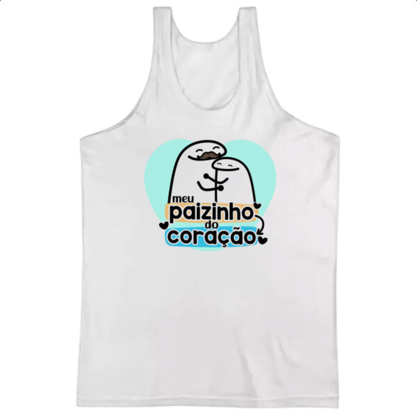 Camiseta Regata Dia dos Pais Flork Coracao