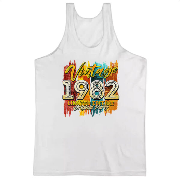 Camiseta Regata Vintage 1982 Limited Edition