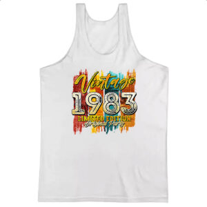 Camiseta Regata Vintage 1983 Limited Edition