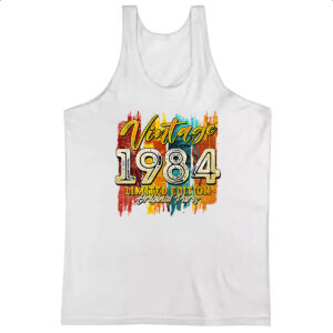 Camiseta Regata Vintage 1984 Limited Edition