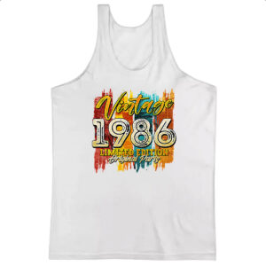 Camiseta Regata Vintage 1986 Limited Edition