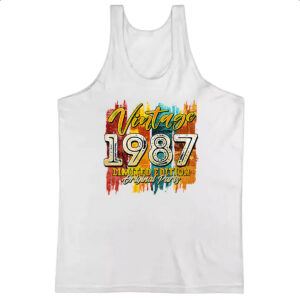 Camiseta Regata Vintage 1987 Limited Edition
