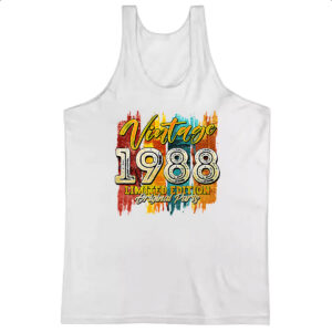 Camiseta Regata Vintage 1988 Limited Edition