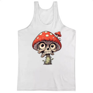 Camiseta Regata Cogumelo Caveira