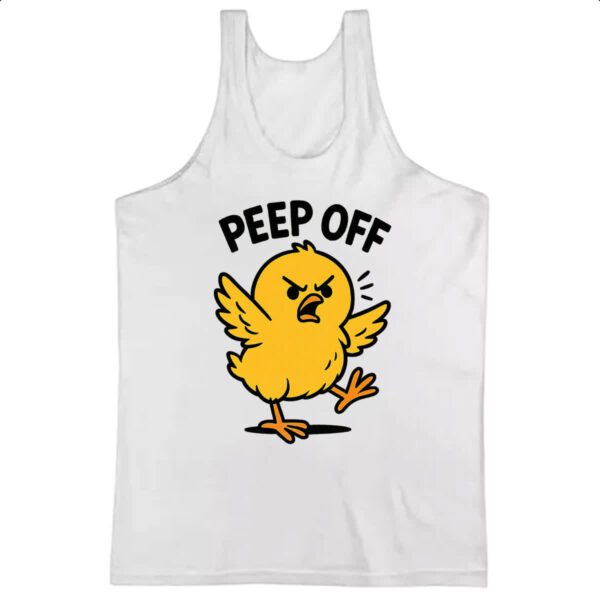 Camiseta Regata Pintinho Amarelo Peep Off