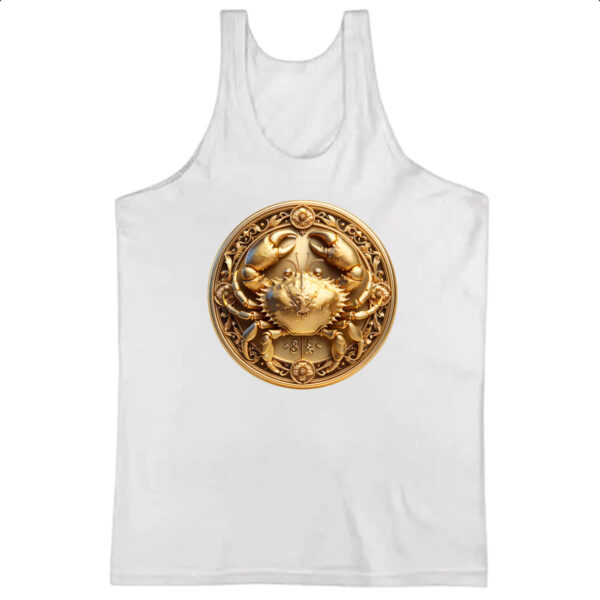 Camiseta Regata Signo de Cancer moeda de ouro