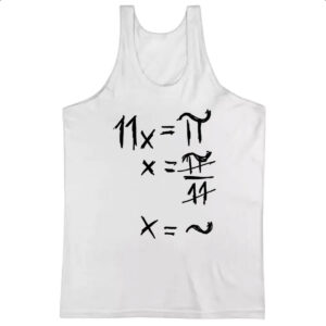 Camiseta Regata Equacao matematica PI TIL