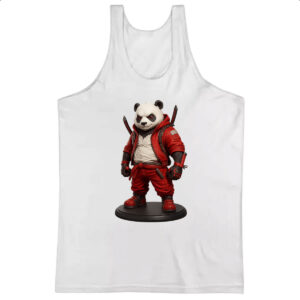 Camiseta Regata Panda Punk Samurai