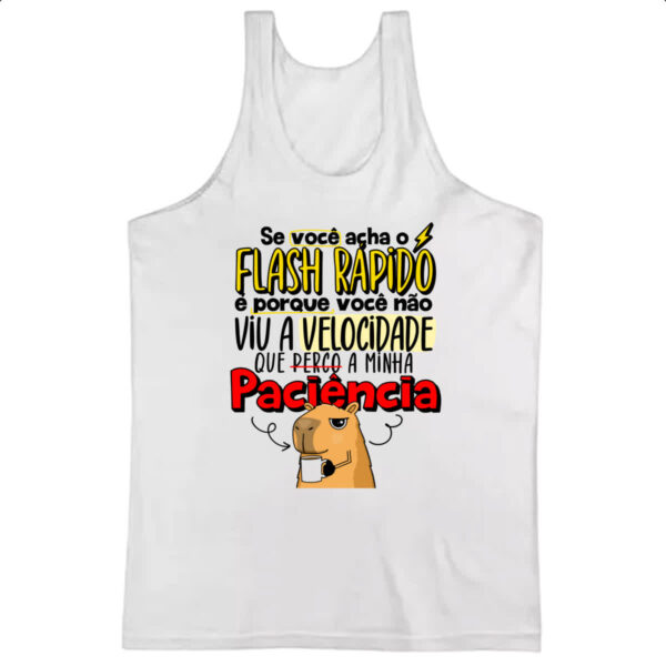 Camiseta Regata Capivara Flash Rapido