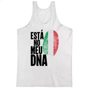 Camiseta Regata Esta no meu DNA Italia