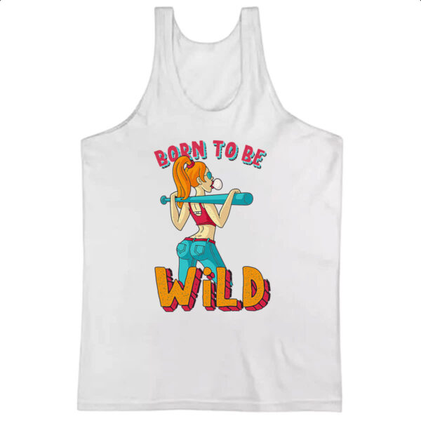 Camiseta Regata Girl Born to be wild