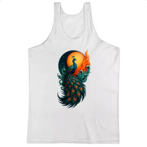 Camiseta Regata Pavao sunset arte