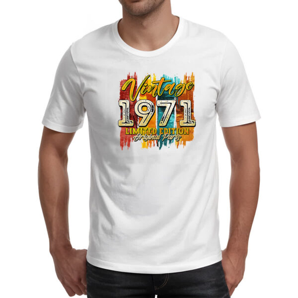 Camiseta Unissex Vintage 1971 Limited Edition - Imagem 2
