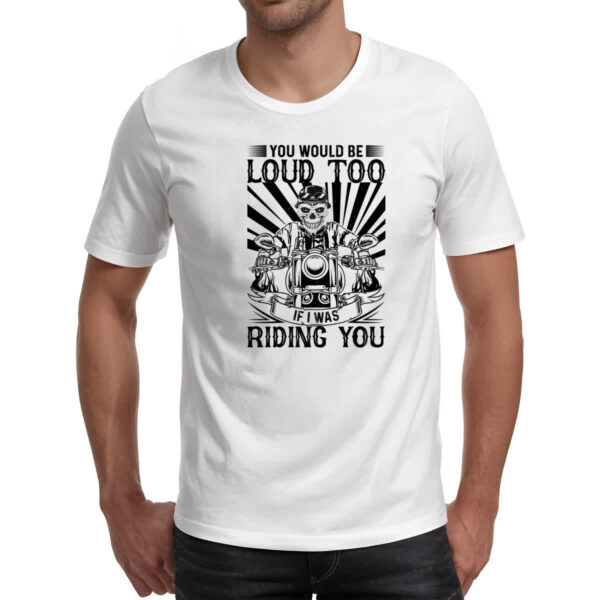 Camiseta Unissex Motorcycle Rinding You - Imagem 2