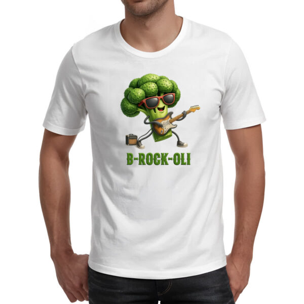 Camiseta Unissex Brocolis Rock Roll - Imagem 2