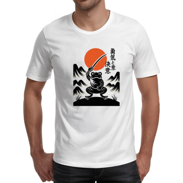 Camiseta Unissex Sapo Samurai Sunset - Imagem 2