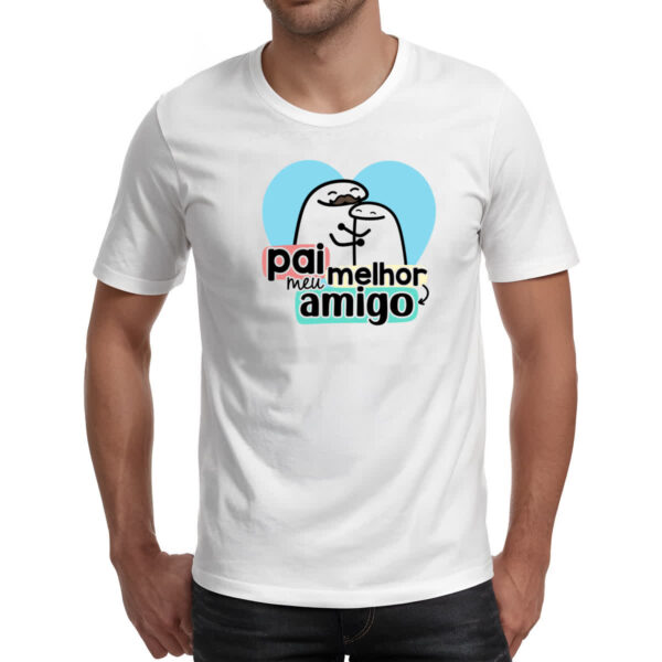 Camiseta Unissex Dia dos Pais Flork Amigo - Imagem 2