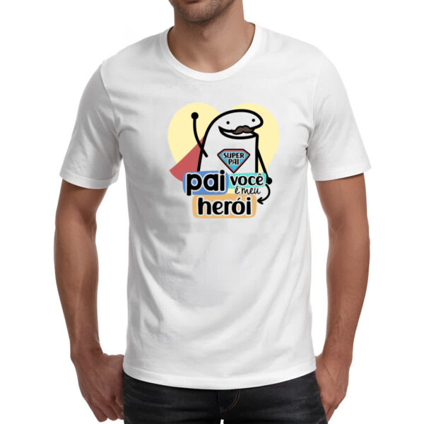 Camiseta Unissex Dia dos Pais Flork Heroi - Imagem 2
