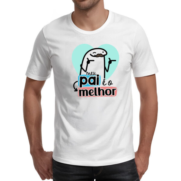Camiseta Unissex Dia dos Pais Flork Melhor - Imagem 2