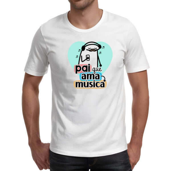 Camiseta Unissex Dia dos Pais Flork Musica - Imagem 2